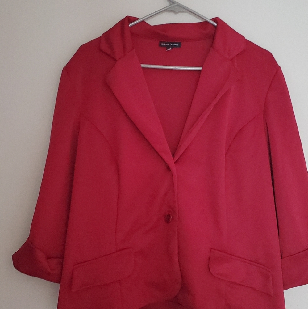 Red blazer